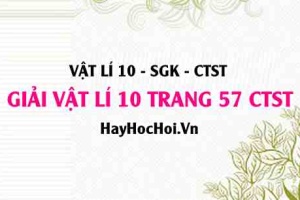 Giải Vật lí 10 trang 57 Chân trời sáng tạo SGK